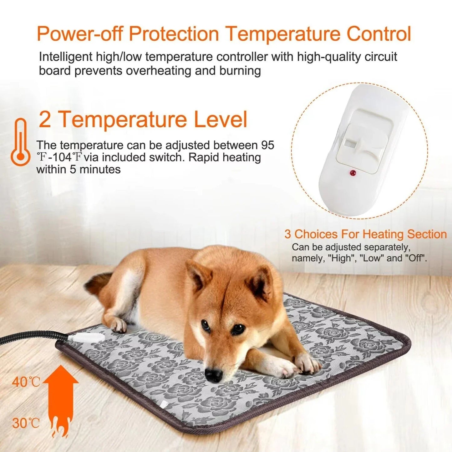 Heated Pet Bed / Heating Pad